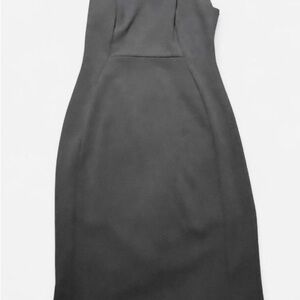 Calvin Klein Charcoal Midi Sheath Dress